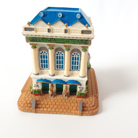 Liberty Falls Collection NEW Liberty Falls Theatre AH208 with Dusting Snow Mini - Picture 3 of 13